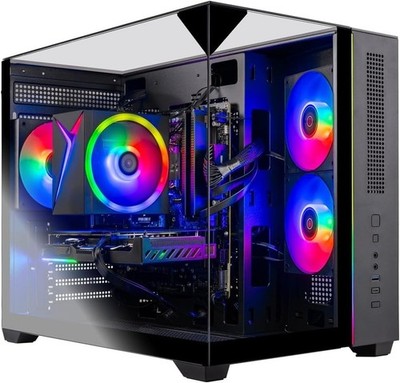 Skytech Gaming Crystal Gaming PC, AMD Ryzen 5 5500 3.6GHz