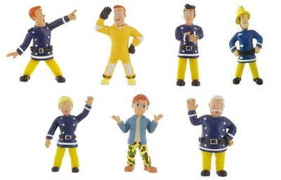Comansi Sam the Fireman Elvis Penni Steele Norman Figure Figures