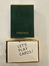 Vintage NWT USPCC Pinochle Deck Playing Cards 1940-1965 Sealed Congress 606