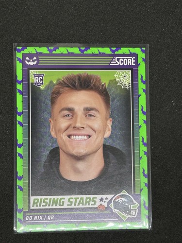 2024 Panini Score-A-Treat - Rising Stars Bo Nix #4 Green Bats (RC)