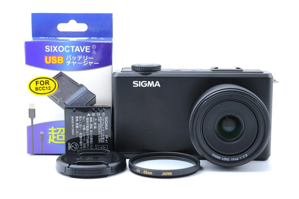 Near Mint Sigma DP1 Merrill 46.0MP Compact Digital Camera Black w/ Charger - Image 2 of 4