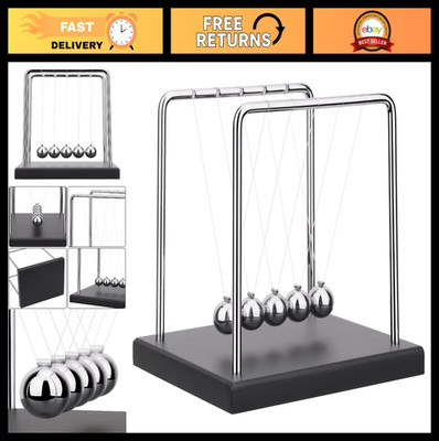 Kinetic Newton's Cradle Balance Balls - Science Physics Desktop Toy & Decor
