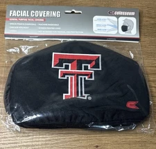 2 Pack Texas Tech Red Raiders Licensed NCAA Washable Resuable Face Mask Cloth