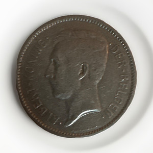1930 Belgium 5 Francs – BEN BELGIE 5 FRANK BN Coin, Circulated Ungraded
