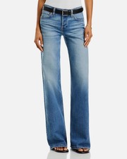 RE/DONE Women's Blue West Coast Fade Wide Leg Jeans Pants Size 30