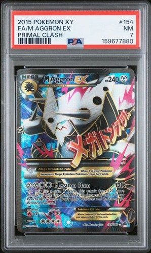 M Aggron-EX graded PSA 7 for sale on eBay