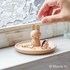 Miffy accessory stand tray accessory case wooden round Japan limited