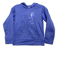 Reebok Core Hoodie Kid's Purple NWT Size S 6-6x Pullover Kangaroo Pocket Logo