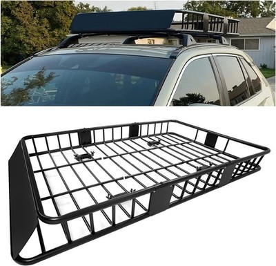 ECOTRIC 67'' x 39'' x 5.1'' Universal Roof Rack 67 x 39'' x 5.1, black 