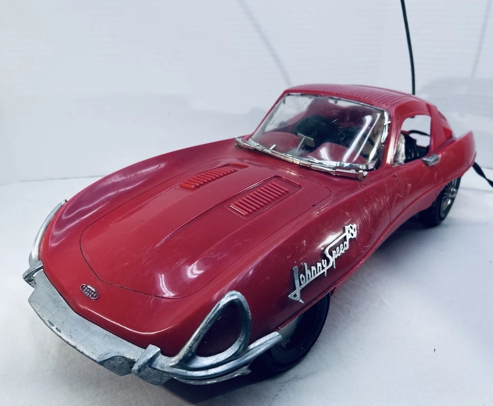 1966  Collectible Topper Toys Johnny Speed Remote Control Racing Car Parts Only - Image 3 of 4