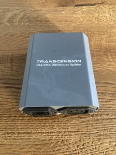 Transcension CS2 2 Way DMX Distribution Splitter DJ Disco Stage