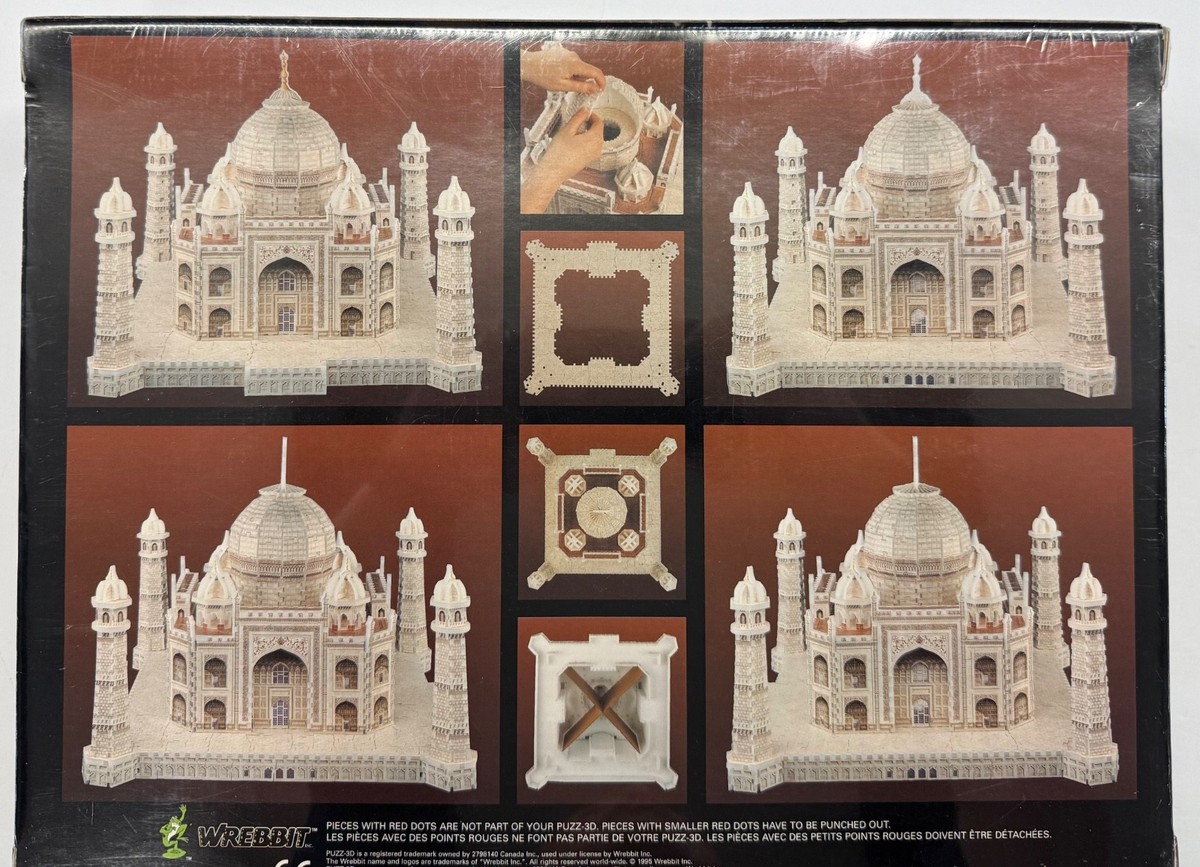 Wrebbit PUZZ-3D Taj Mahal Three Dimernsional Jigsaw Puzzle (P3D