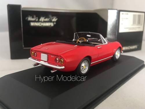 MINICHAMPS 1/43 FIAT DINO SPIDER 1972 RED ART.400121430 - Picture 4 of 5