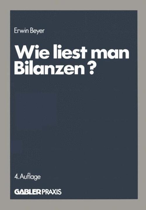 Thumbnail - Erwin Beyer | Wie Liest Man Bilanzen? | Taschenbuch | Deutsch (1983) |