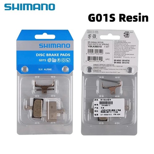 SHIMANO B01S/G01S Resin Disc Brake Pads - Retail Box Packed - Picture 4 of 5