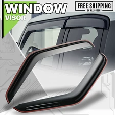 In-Channel Window Visor Shade Vent Wind Rain Deflector fit 91-07 E150/E250/E350