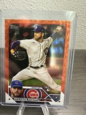 2023 Series 1 Base Orange Foil #97 Brandon Hughes /299 - Chicago Cubs