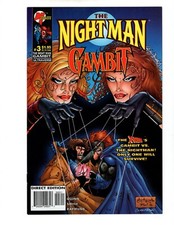 Malibu Comics Night Man & Gambit Mini Series Book #3 VF+