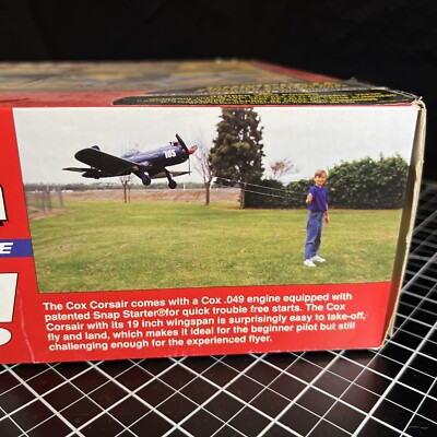 NEW SEALED Vintage 1995 Cox #9000 Corsair .049 Gas Powered NEW SEALED Vintage 1995 Cox #9000 Corsair .049 Gas Powered