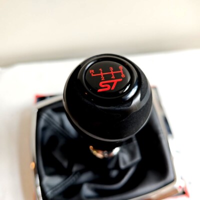 ST Alcantara LEATHER 6S SHIFT GEAR KNOB FOR FORD FOCUS MK3 MK4 FIESTA MK7 MK8 RS