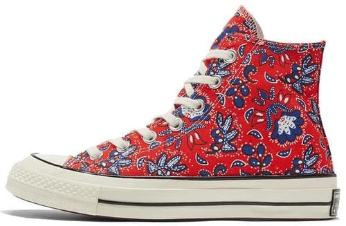 Converse Chuck 70 High Paisley - Habanero Red