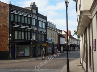 Photo 6x4 On Fore Street Ipswich Looking to the section between Lower Orw c2009