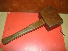 ANCIEN Maillet  Menuisier, Ebéniste, Sculpteur bois, 34 cm  x 11 x9x7 cm ( Chêne