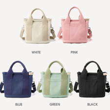 New Women Large Capacity Handbags  Shoulder Bags Canvas Tote Bag Zip Crossbody