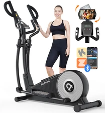 Home Elliptical Machines Hyper-Quiet Magnetic Driving System 16-Level Resistance