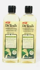 2 Bottles Dr Teal's 8.8 Oz Moisturizing Eucalyptus  Spearmint Bath  Body Oil