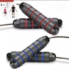 Aerobic Exercise Boxing Jump Rope 2 Pack 1 Blue 1 Red Adjustable