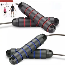 Aerobic Exercise Boxing Jump Rope 2 Pack 1 Blue 1 Red Adjustable