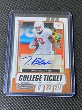 2021 Contenders Draft Picks Tarik Black College Ticket Rookie Auto #137 Colts RC