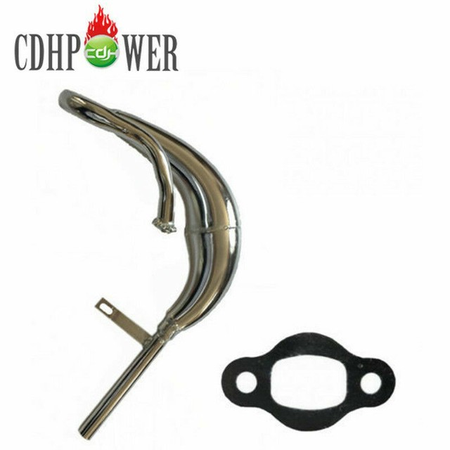 CDHPOWER Chromed CDH66 Muffler Exhaust Expansion Chamber Gas