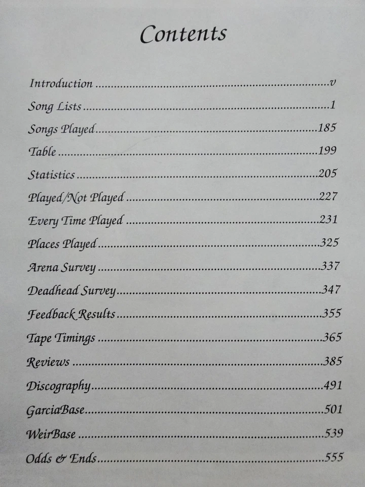 Grateful Dead DeadBase VI Book Dead Base 6 Six 1992 Edition GD Photos Song Lists - Image 4 of 4