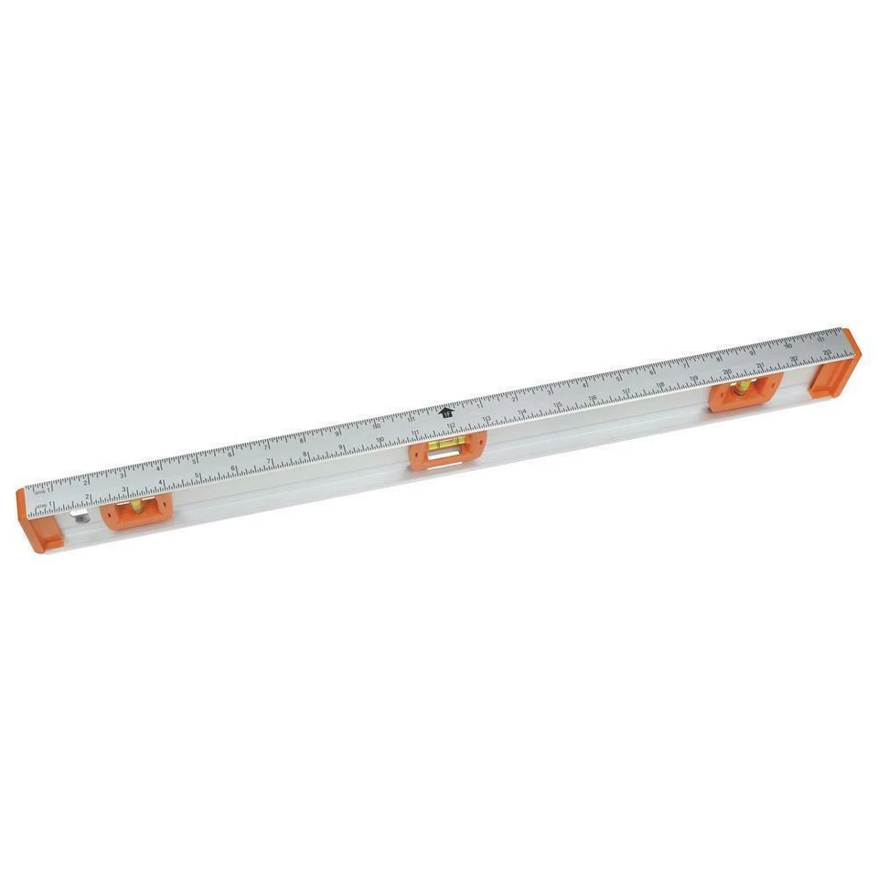 24" Johnson Aluminum I-Beam Level 3 Vial Horizonal & Vertical Ruled Top Read - Image 4 of 4
