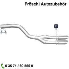 VW Passat 2,0 TDI CC 357 362 365 Endrohr Rohr Auspuffanlage mit Anbausatz a*