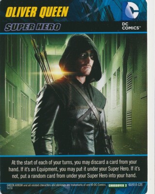 OLIVER QUEEN DC Comics Deck Building Game Oversized ARROW