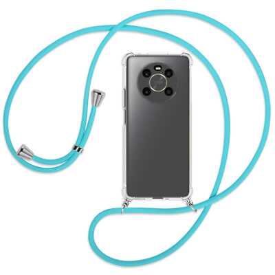 Handykette für Honor Magic4 Lite 4G, Honor X9 4G türkis Hülle mit Band Kordel