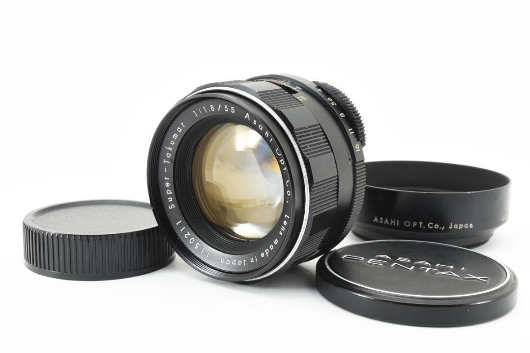 Early model Super Takumar 55mm F1.8 with hood F0113 | eBay Early model Super Takumar 55mm F1.8 with hood F0113 | eBay