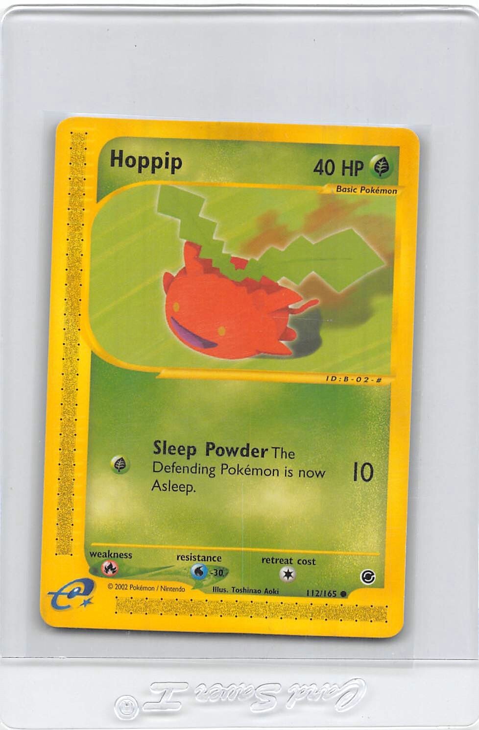 Hoppip 112/165 - NON-HOLO - Expedition - eREADER - WOTC POKEMON CARD - NM-image