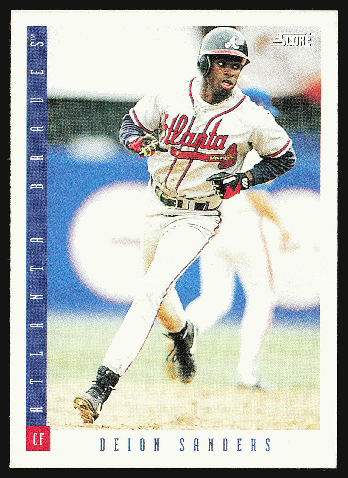 Deion Sanders #123 (Baseball Cards 1993 Score) — is it worth grading?