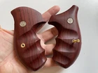 Premium wood Decorate Grips for S&W K/L Frame Round Butt finger grip 686