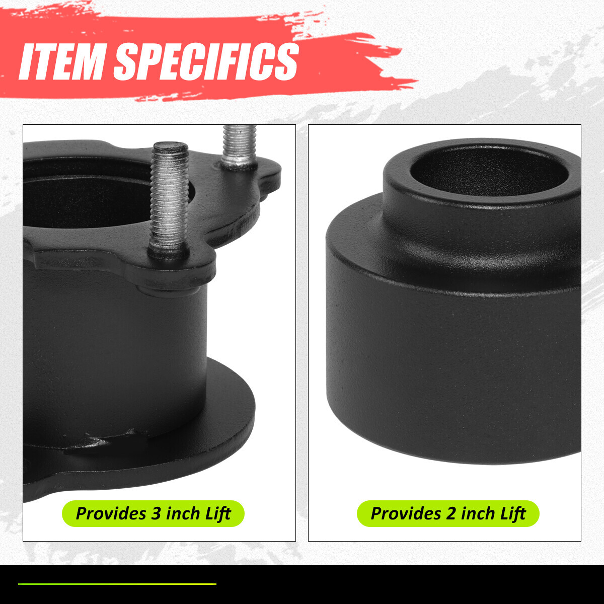 3"Upper 2"Lower Strut Mount Lift Kit Spacers for Trailblazer Envoy 2