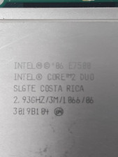Lot of 5 Intel Core 2 Duo E7500 2.93GHz 3MB 1066Mhz CPU Processor