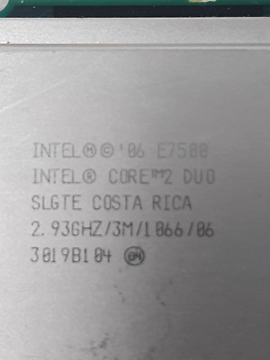 Lot of 5 Intel Core 2 Duo E7500 2.93GHz 3MB 1066Mhz CPU Processor