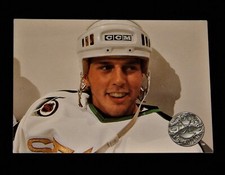 Vintage Hockey Card,NHL,1991,PRO-SET PLATINUM, MINNESOTA NORTH STARS,Mike Modano