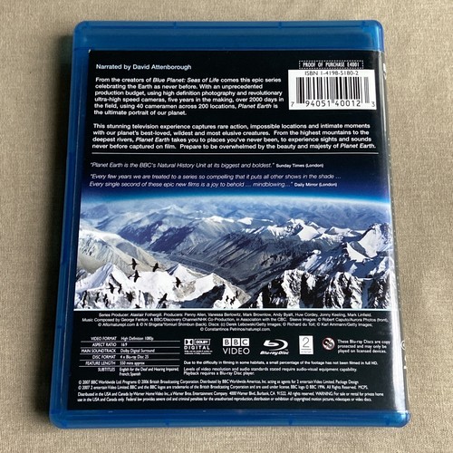 Planet Earth (1): Complete Series (Blu-ray 4-Disc Set Slipcover) BBC Documentary - Picture 8 of 19
