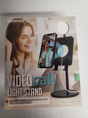 Merkury Innovations Video Call Light Stand Brand New Sealed 