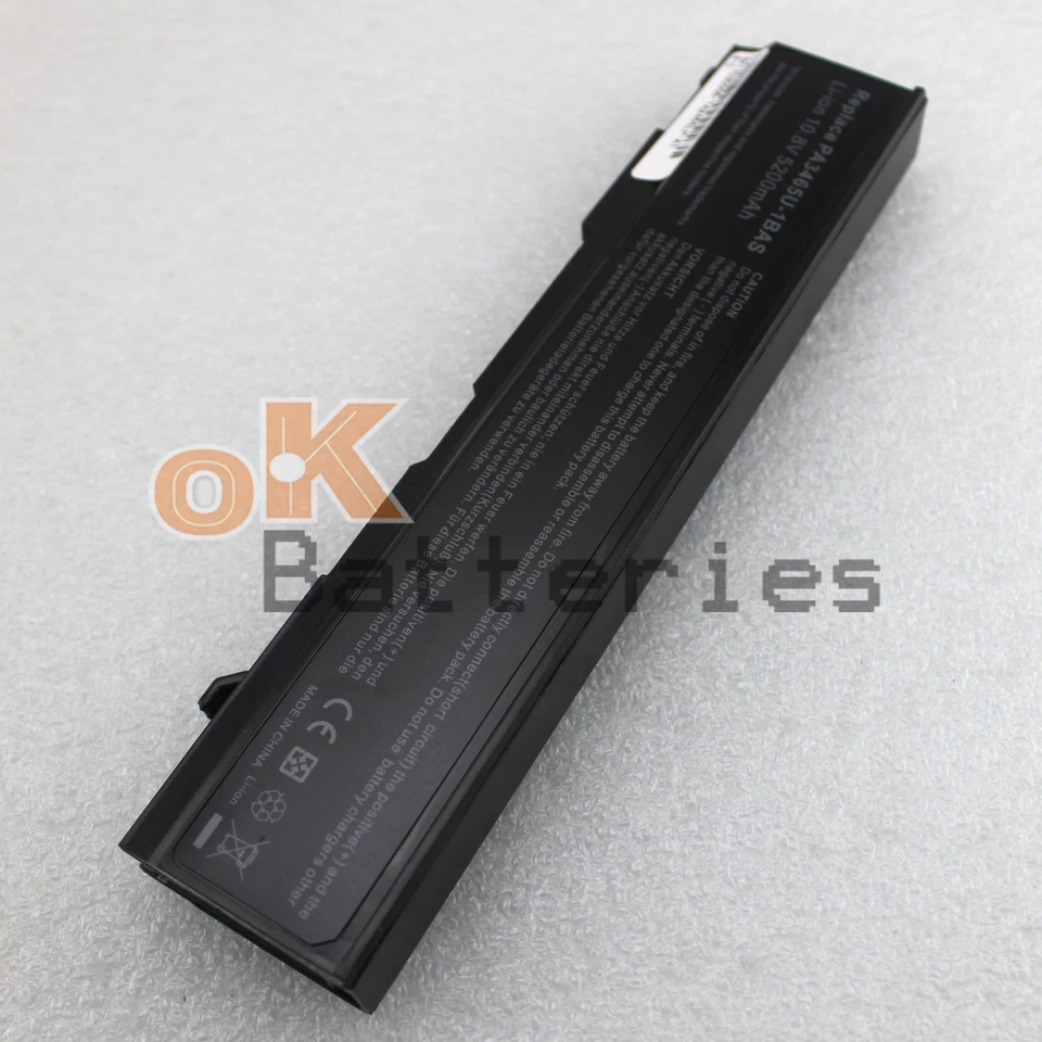 Batería para Toshiba Satellite A110 A135 A80 A85 M50 PA3451U PA3465U-1BAS 1BRS Foto 2 de 4